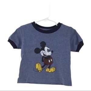 Disney Park Vintage Inspired Blue Mickey Mouse Tee